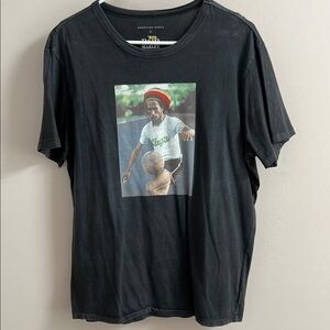 American Eagle Outfitters Black Short Sleeve Tee